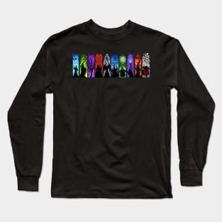 All villains color Long Sleeve T-Shirt